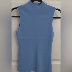 Theory Blue Sleeveless Tank Top